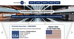 Desktop Screenshot of controlledlighting.net
